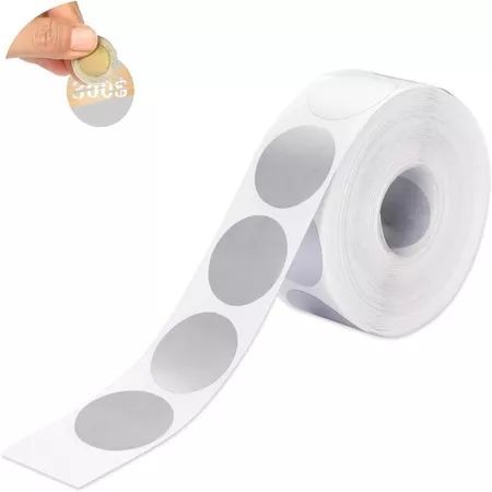 

Rad 300pcs Label Gosok Voucher 2.5cm / Scratch Label / Sticker Gosok / Scratch Card Film Labels