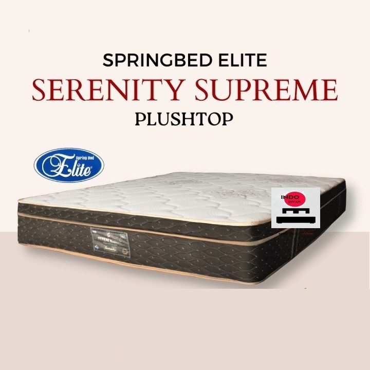 kasur matras elite serenity supreme plsuhtop tebal kasur 32 cm