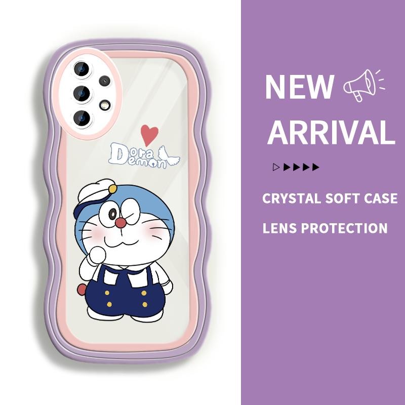 Casing Pelindung Lensa TPU Kartun Doraemon Silikon Lembut For Samsung A32 4G A20 A20s A21s A22 4G A2