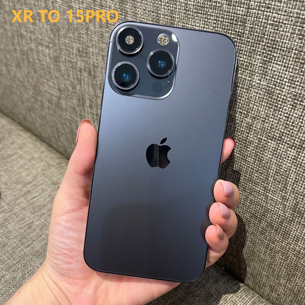 Housing ip XR to 15PRO XR ke 15 pro free case transparan
