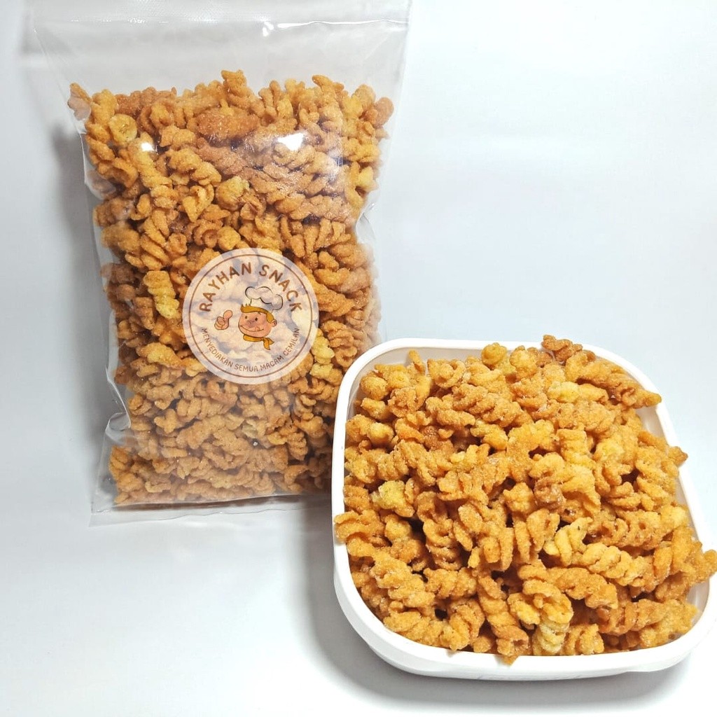 

Makaroni Spiral 250gr / Macaroni Ulir Pedes Asin Murah