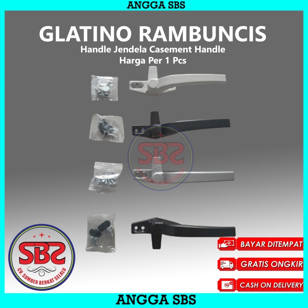 (GLATINO) Rambuncis Jendela Handle Jendela Casement Handle