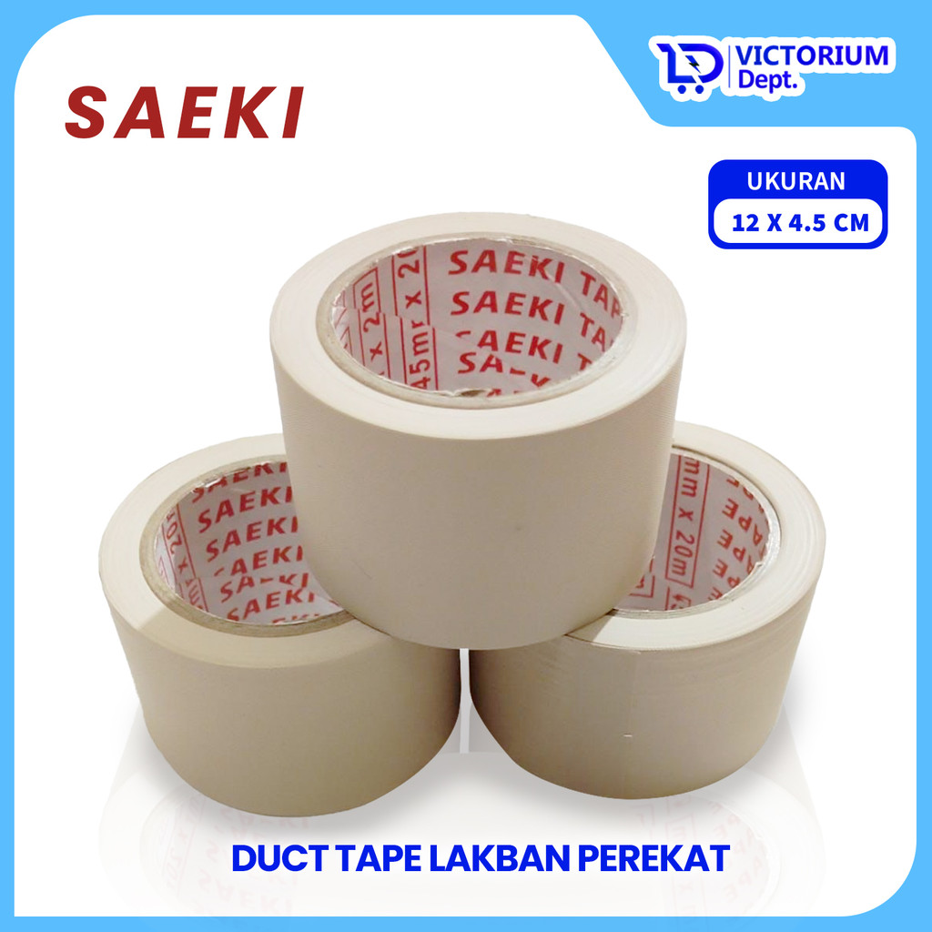 

VICTORIUM- SAEKI DUCT TAPE 12M LAKBAN PEREKAT AC