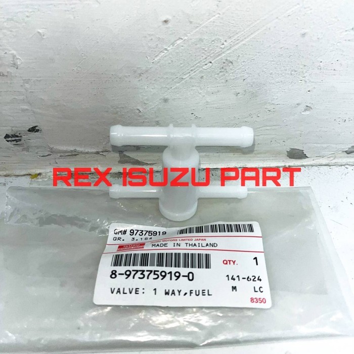 Valve one way solar Isuzu DMAX niple selang solar katup ORI Isuzu