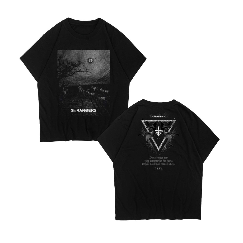 【COD】 Kaos STRANGERS Official Merchandise Gembala Oversize Tshirt