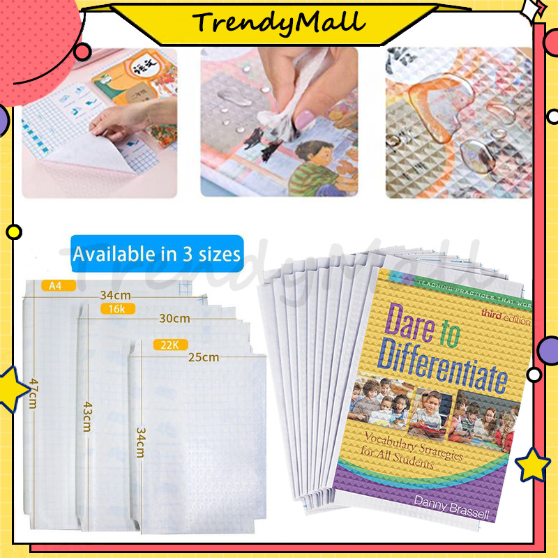 

Stiker Sampul Buku Isi 10 Lembar /Stiker Sampul Buku Polos Diamond Waterproof anti Air Super Murah/10 lembar Sampul Buku Stiker/Sampul Plastik Sampul Buku