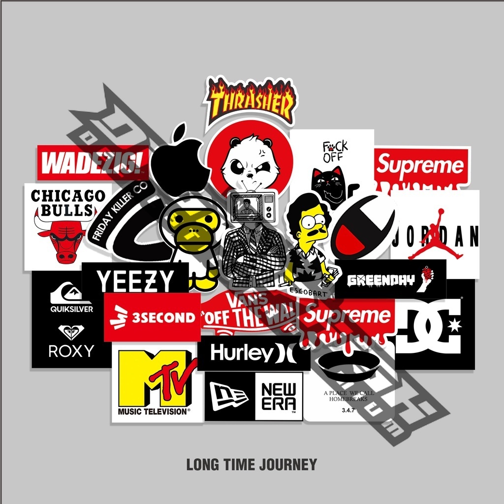 

STICKER GRAFTAC - Yellow,White & Black 23pcs - STIKER AESTHETIC, STICKER HYPEBEAST, LAPTOP, AKSESORIS HP, ANTI AIR, MOTIF,HELM,TUMBLER