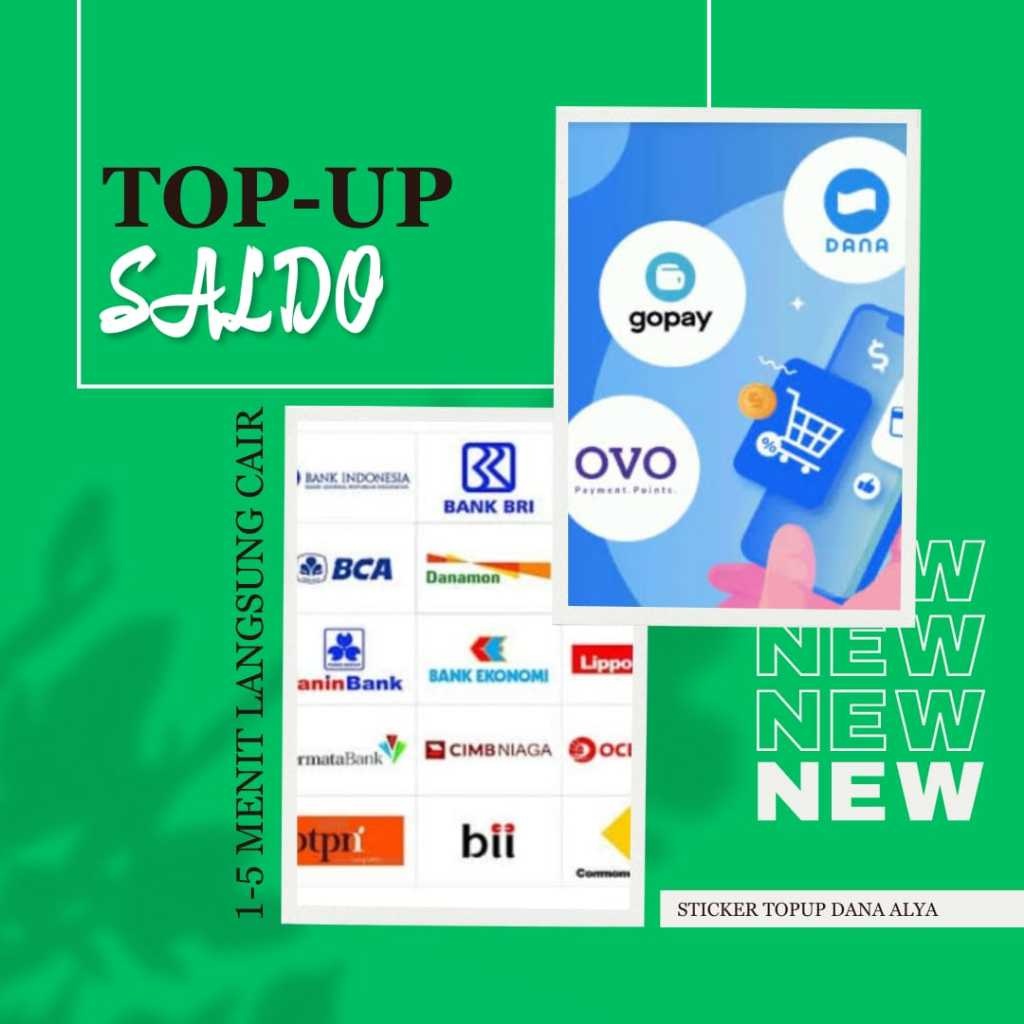 

Terlaris Top up Isi DANA sticker