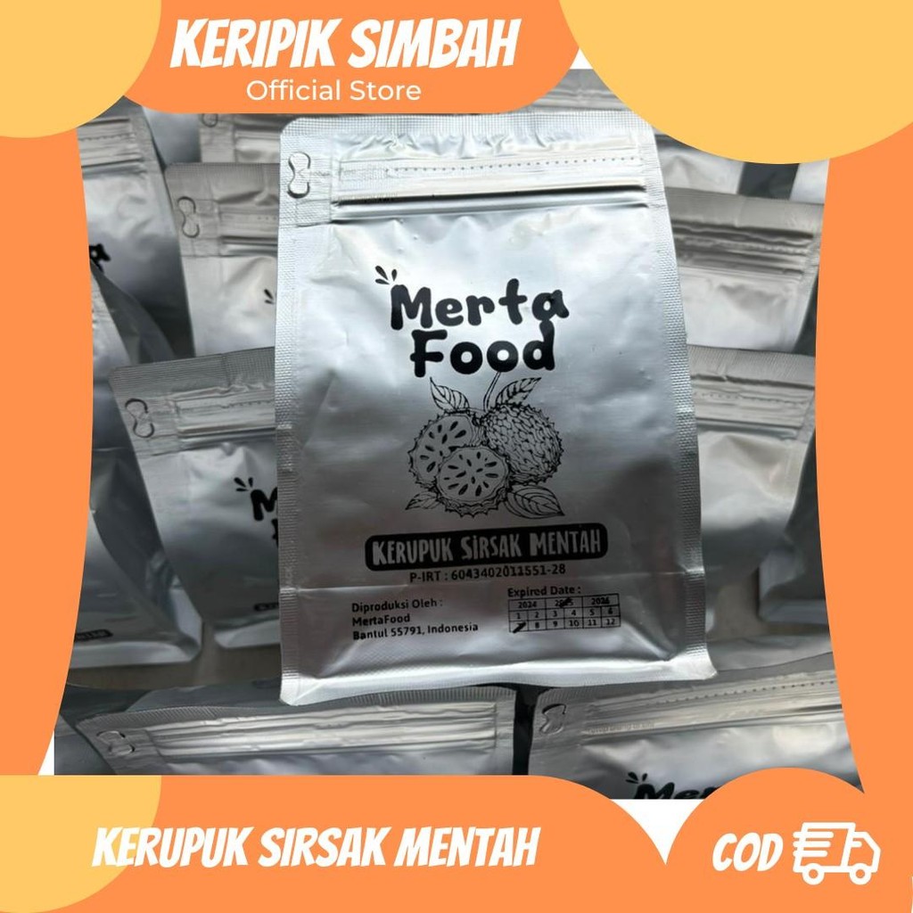 

Kerupuk sirsak mentah/kerupuk buah/bukan keripik pertama di Indonesia