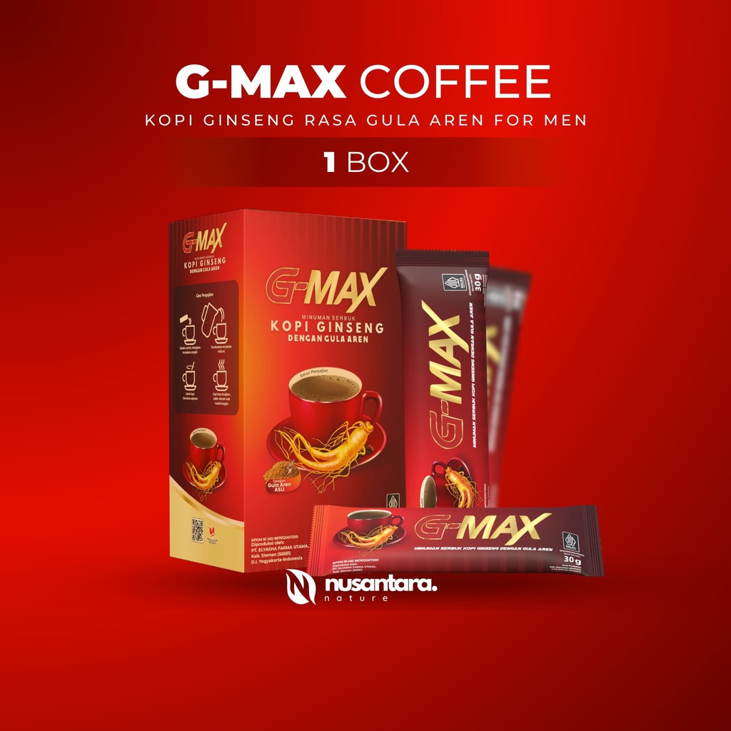 

Kopi G-MAX BPOM Original Penambah Stamina Pria Dewasa Kuat & Tahan Lama Tanpa Efek Samping