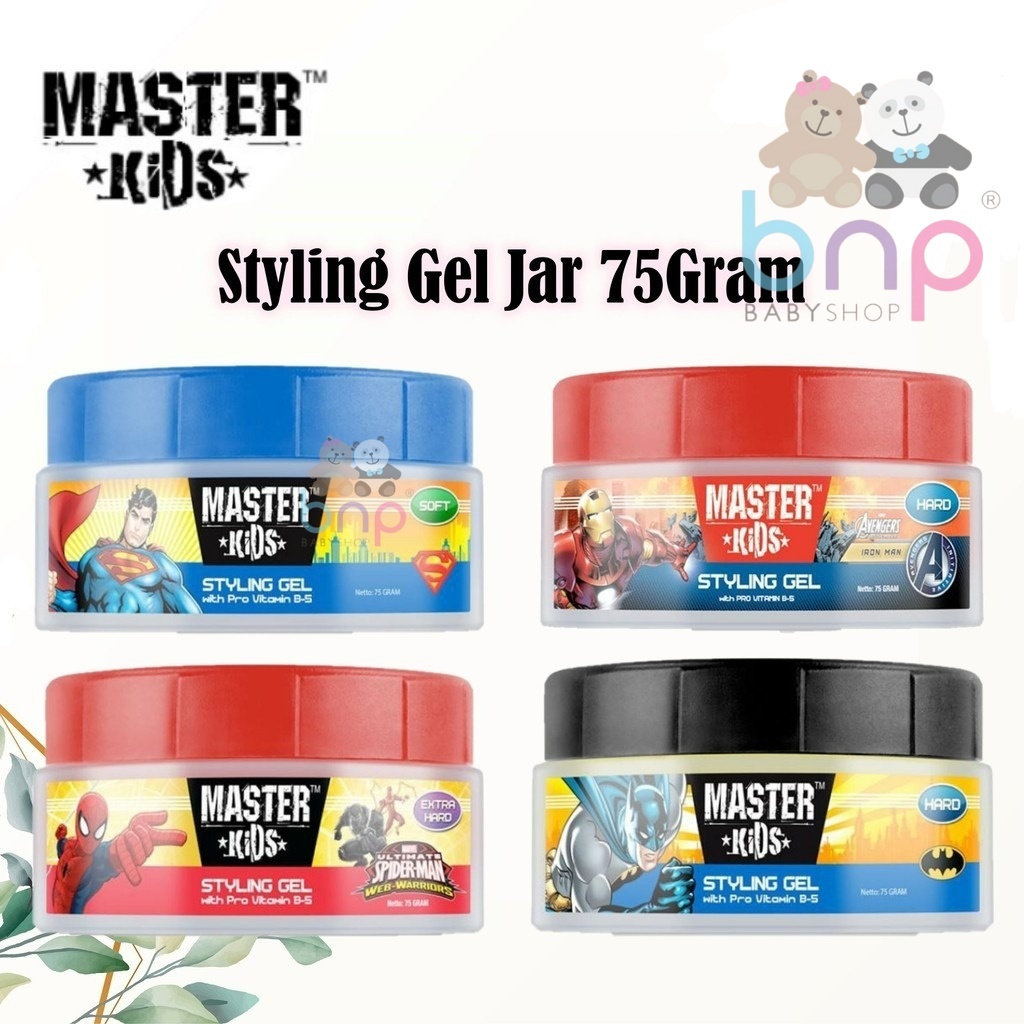 Master Kids Hairstyling Gel 75gr Pomade Anak | Gel Rambut Anak | Minyak Rambut Anak