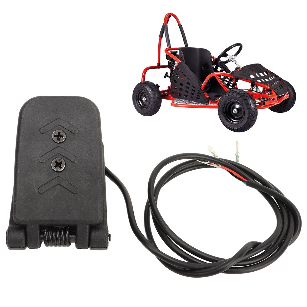 Pedal Gas ATV Mobil Motor Aki Anak Pedal Gas Sepeda Listrik / Pengatur Akselerator Kaki / hitam
