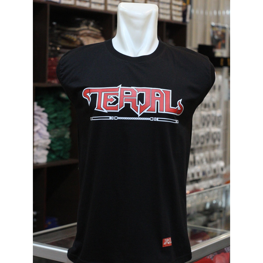 Kaos Singlet Terjal PSHT Katun Pria tanpa lengan