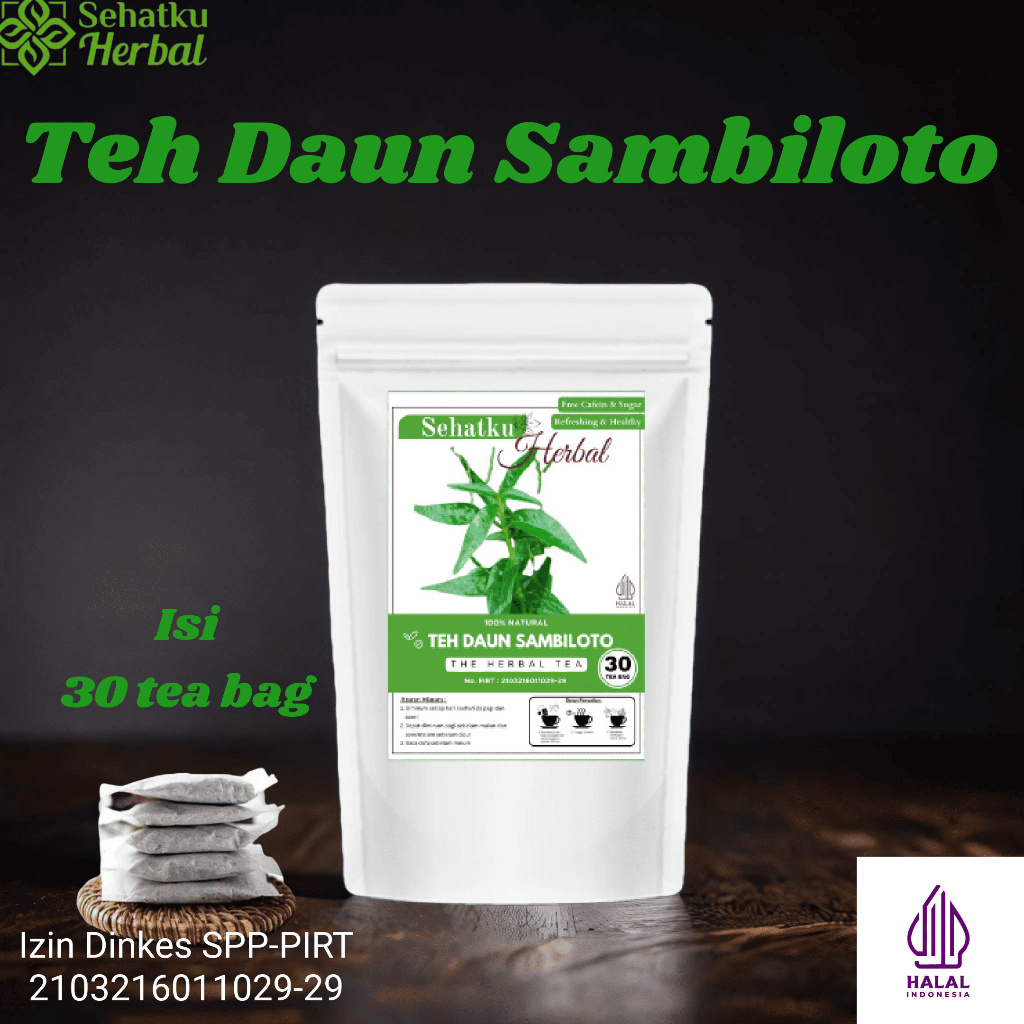 

SEHATKUHERBAL Sehatkuherbal Teh Daun Sambiloto isi 30 Tea bag