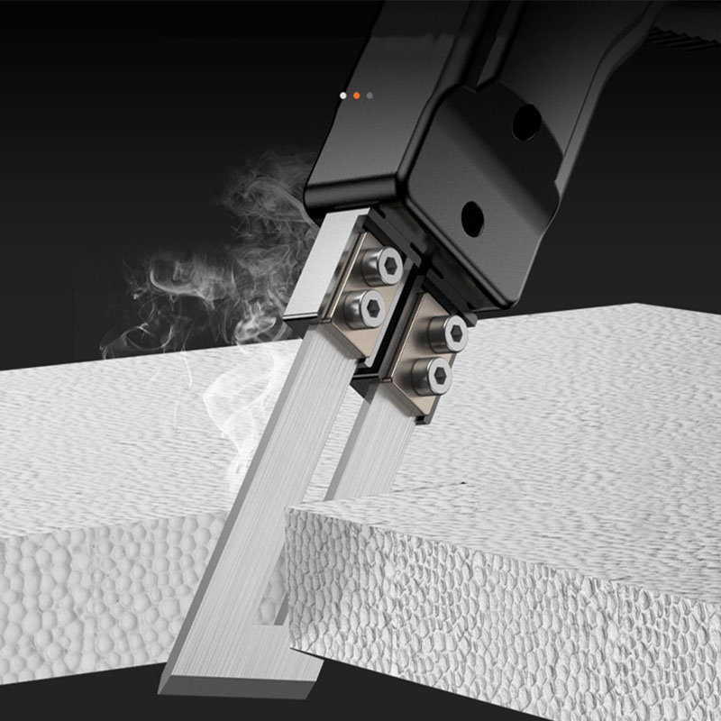 

50-500℃ 220V Cloth Nylon Foam Cutting Machine DIY Cutting Tool Electric Heating Knife Leather KT Cutter with Blades Styrofoam