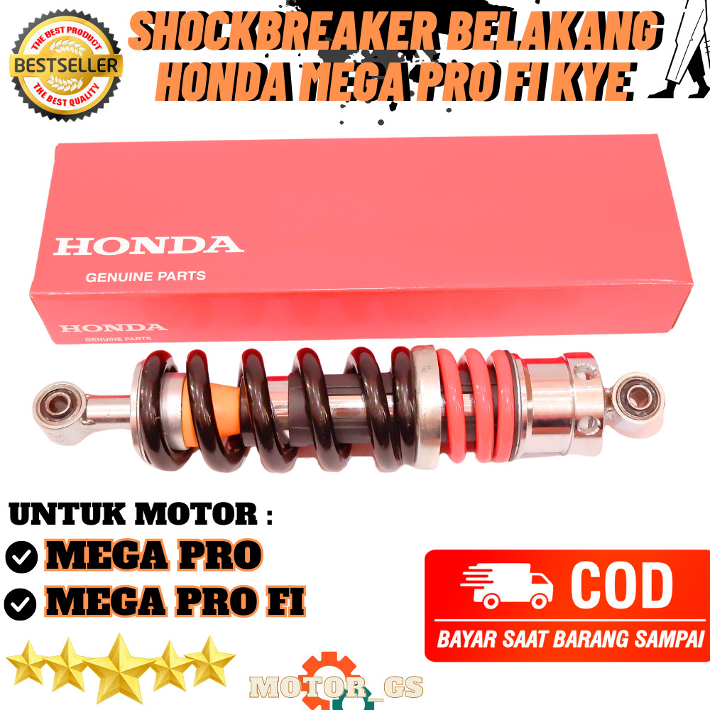 Shockbreaker Belakang KYE Motor Honda Mega Pro FI / Shock Belakang Mega Pro 2010 - 52400-KYE-941