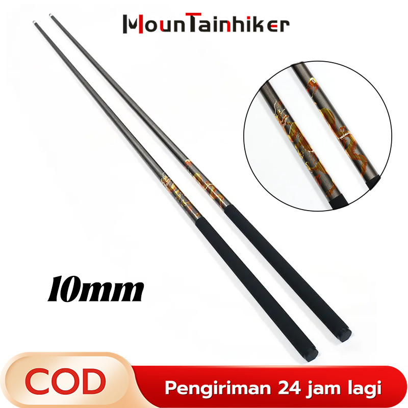 【COD】Isyarat Biliar Isyarat Grafit Karbon 10mm Isyarat Biliar Isyarat Ksatria Mall Biliar Cue Stick 