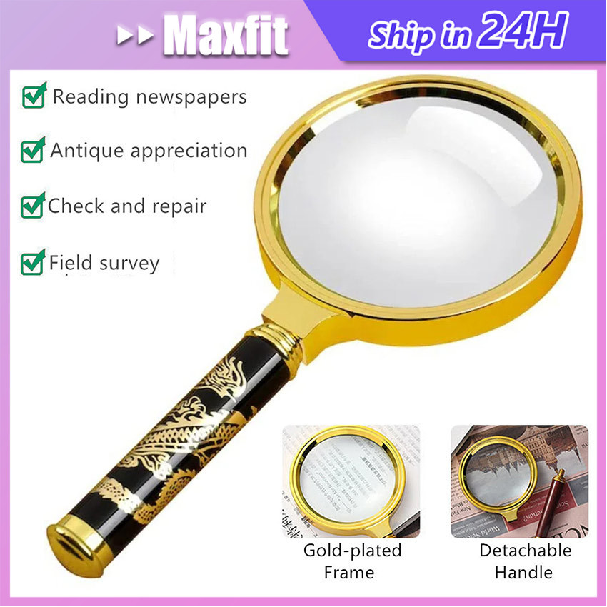 

Kaca Pembesar 10X Motif Naga Dragon / Lup Lensa Handheld Magnifier / Magnifyi / Magnifier Gelas Kaca Pembesar / Magnifier Glass Untuk Membaca Dan Perhiasan