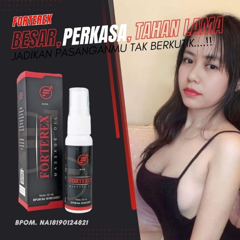 Original Massage Oil Forterex New pack Terdaftar Di BPOM RI 100% Original