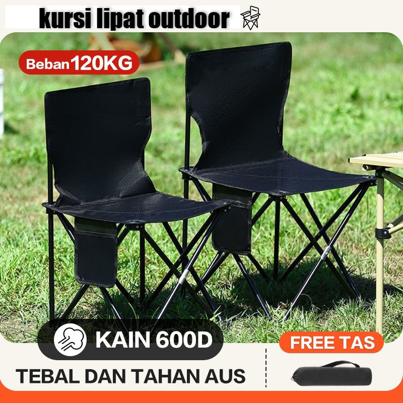 Kursi Lipat Outdoor Serbaguna Kursi Lipat Camping Portable Bangku Lipat L/XL/XXL