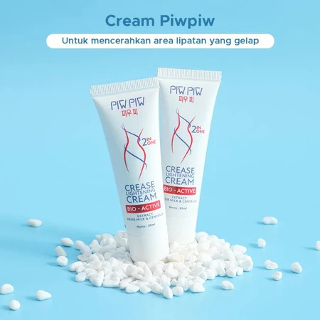 [COD]PIWPIW CREASE LIGHTENING CREAM-cream pencerah dan penghilang bekas luka BPOM