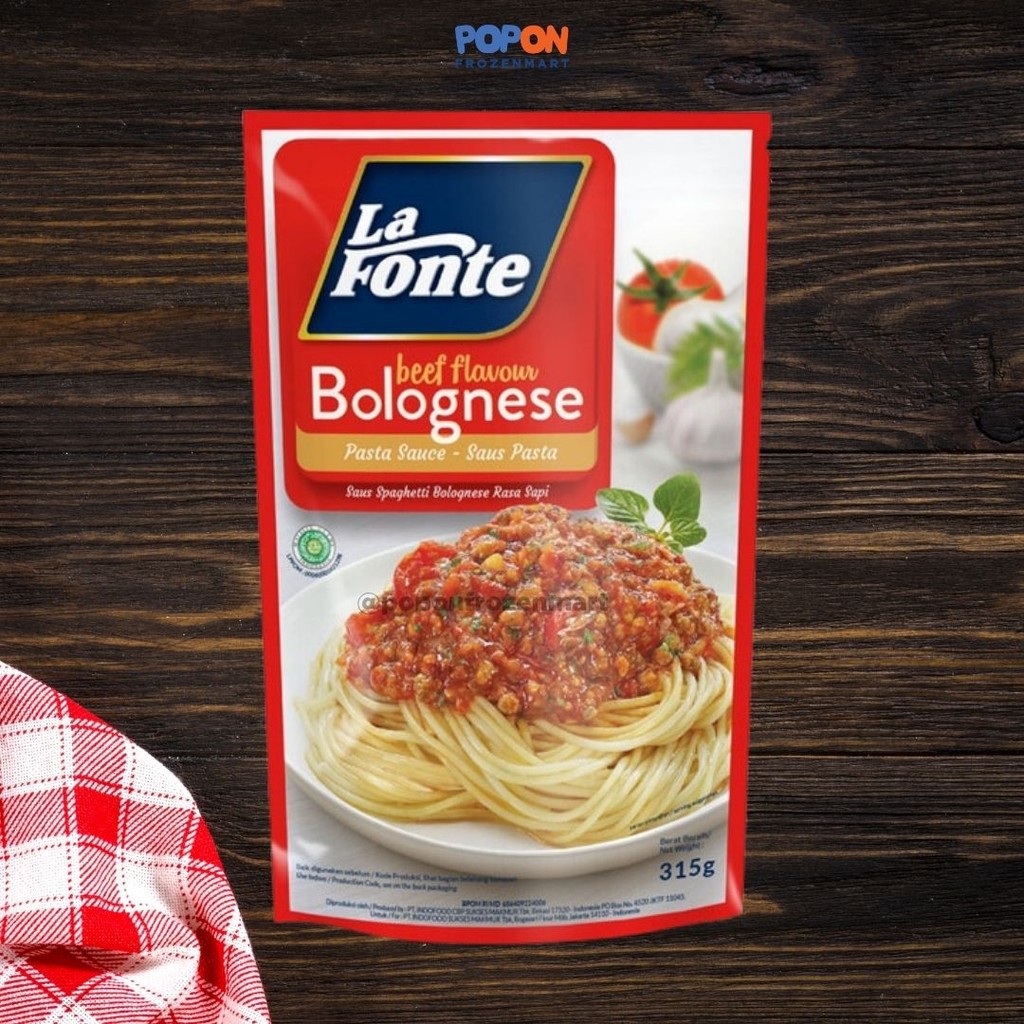 

LA FONTE BOLOGNESE 315GR SAUS SPAGETI / SAUS PASTA