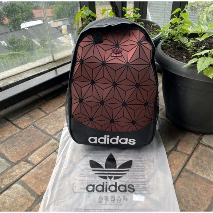 ✔WY.SY✔ - SALE Tas Ransel Pria Adidas Reflective Backpack Original - Maroon