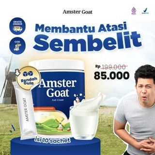 

AMSTER GOAT Susu Kambing Solusi Atasi Diare nyeri sendi sembelit sakit perut 250gr