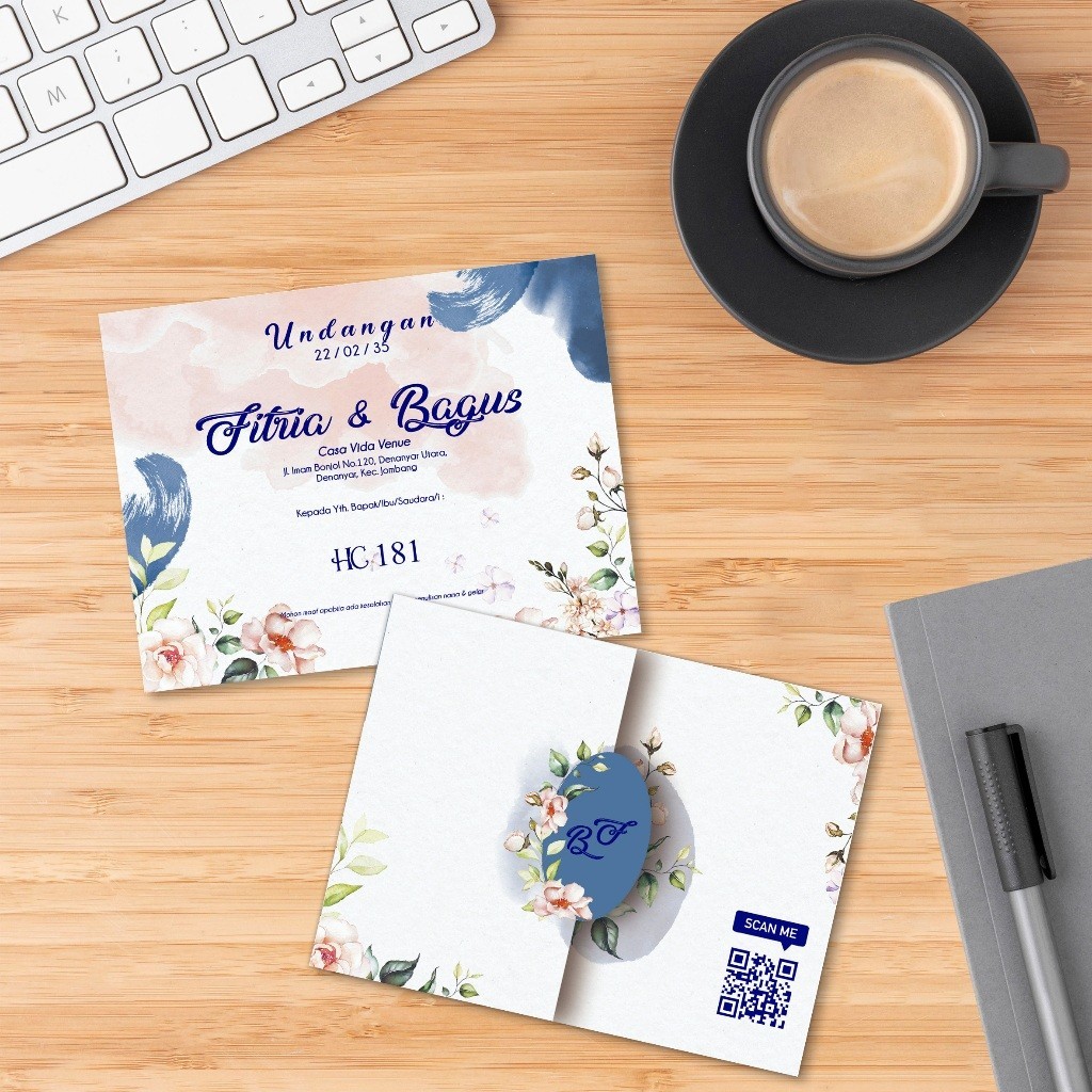 Balngko Kode HC 181 Wedding Invitation