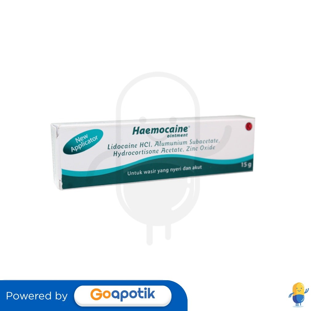 Haemocaine Salep Isi 15 Gram Tube