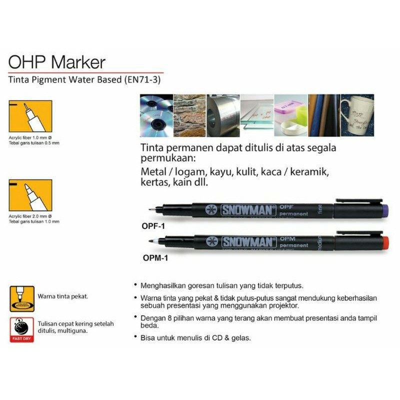

JAMIN MURAH !!!Pen Snowman OHP(BISA LANGSUNG ORDER)