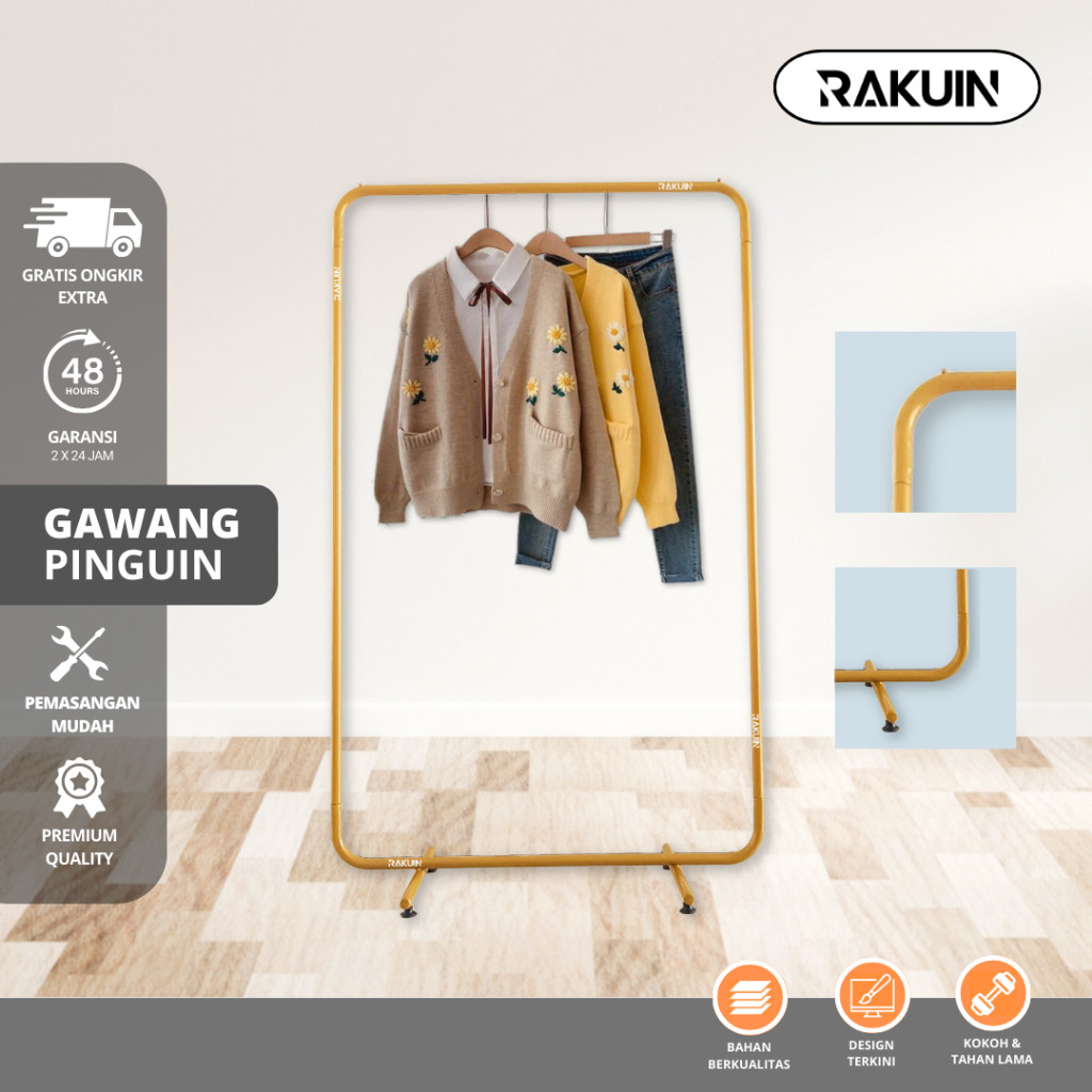 GAWANG PINGUIN - GANTUNGAN BAJU MODEL PINGUIN - RAK BAJU GANTUNG