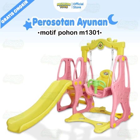 Molion Perosotan Anak Murah Perosotan Ayunan M1301 3in1
