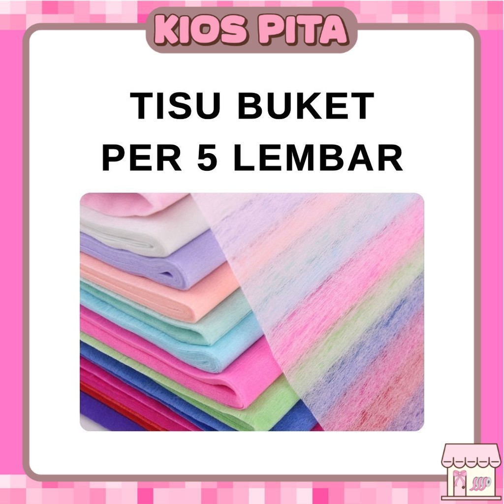 

(5 LEMBAR) Kertas Buket Tisu Tissue