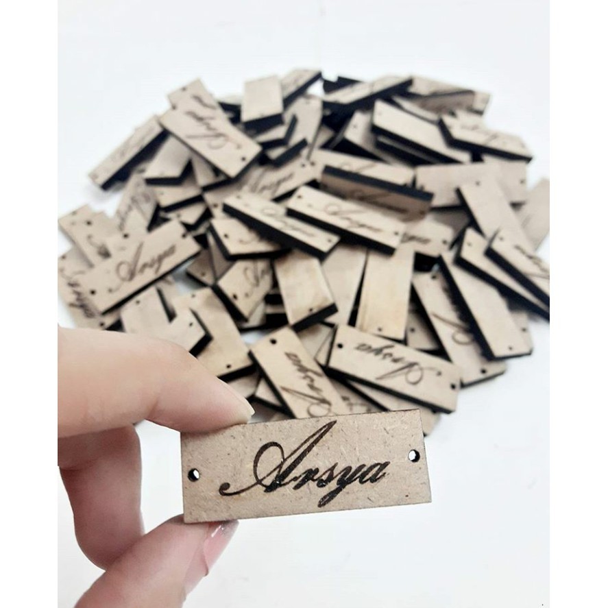 

LABEL KAYU 5X1CM