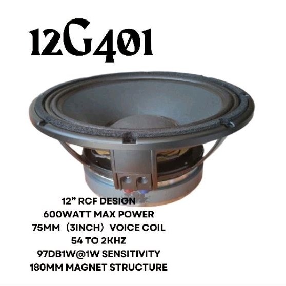 SPL Audio Speaker 12″ 12G401