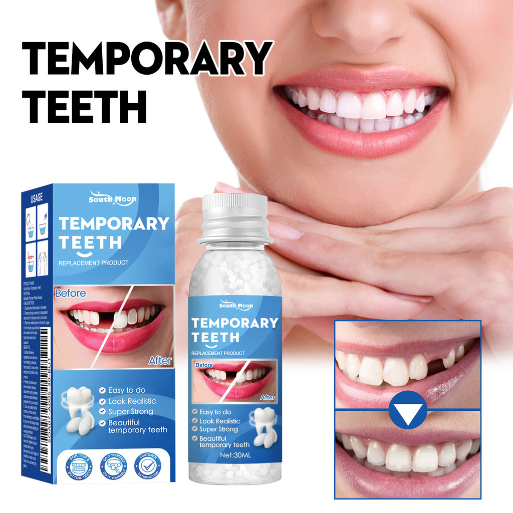 

Isi Ulang Selesai Perbaikan Celah Gigi Gusi South Gigi Palsu Sementara Padat untuk Mengisi Kaviti Pengisi Gigi Moon