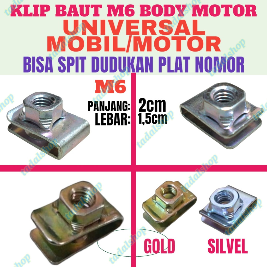 BAUT BODY MOTOR BAUT KLIP BODY/BAUT KANCING KLIP PLASTIK BUAT MOTOR YAMAHA DAN HONDA