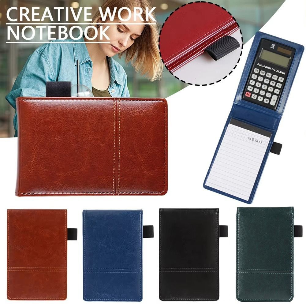 

12PCS/Set A7 Calculator Notebook Ultra-Thin Tearable Note-Taking Book Carryable Multi-Functional Notepad Sool Office Supplies