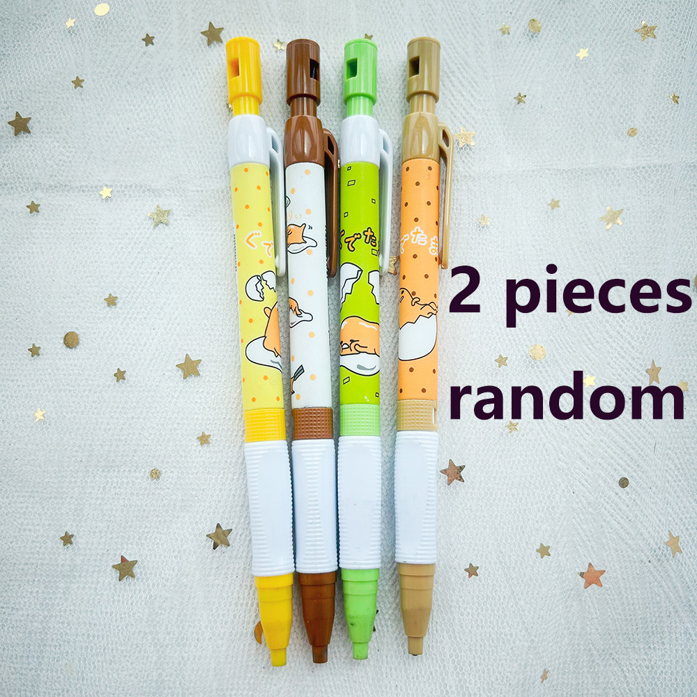 

2 PCs Kawaii Stationery Cartoon Automatic Pencil 2.0 Japanese School Supplies Darwing Mechanical Pencils Stationary Cute Things