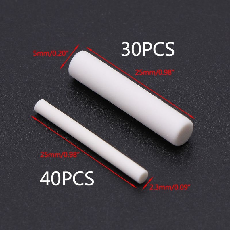 

70Pcs 2.3mm/5mm Eraser Refills Replacements Electric Easer Pen Refills Mechanical Eraser Refills with Storage for case W3JD