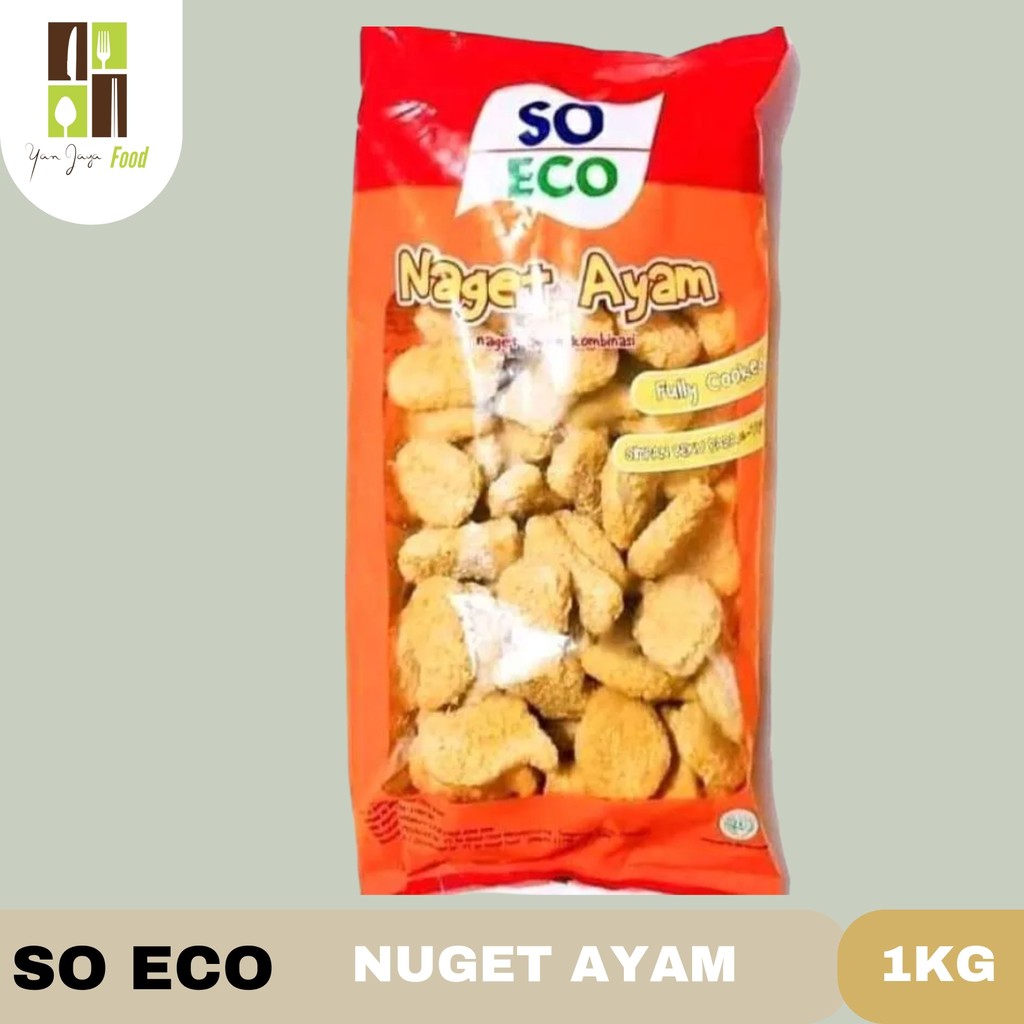

So Eco Chicken Nugget Kemasan 1kg / Nugget Ayam