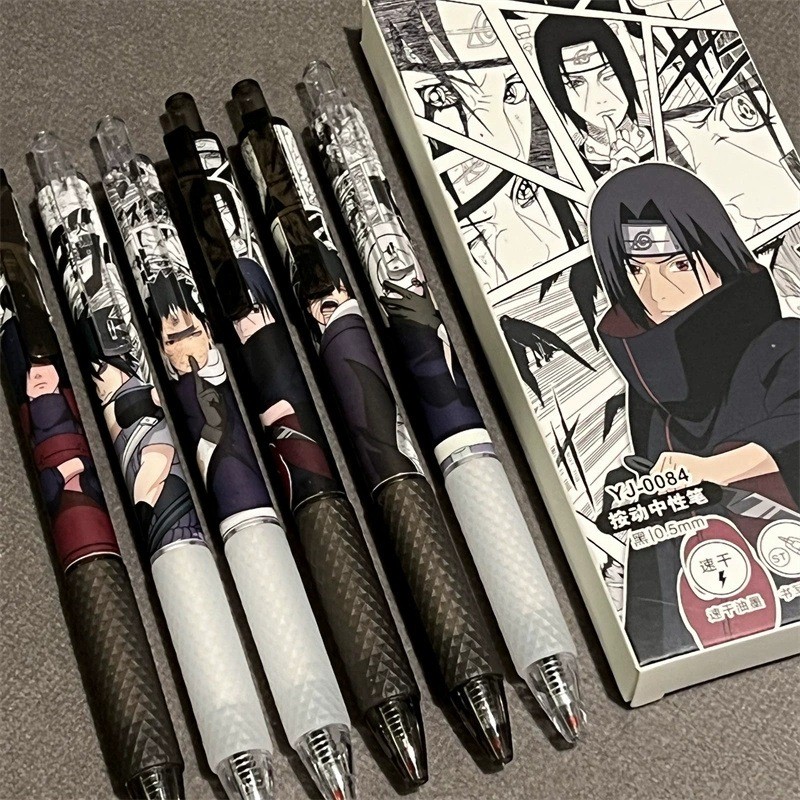 

6Pcs Jujutsu Kaisen Stationery 0.5mm Gel Ink Pen Anime Satoru Ballpoint Pen for School Office Supplies Writing Gel Pens Toy Gift