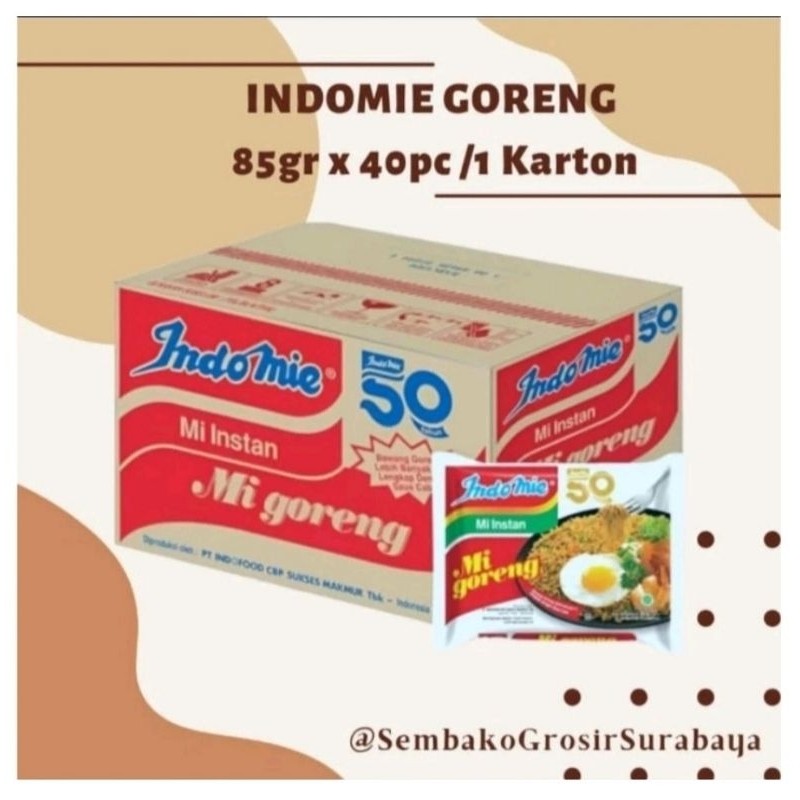 

New Indomie Goreng 85gr 40pcsPremium
