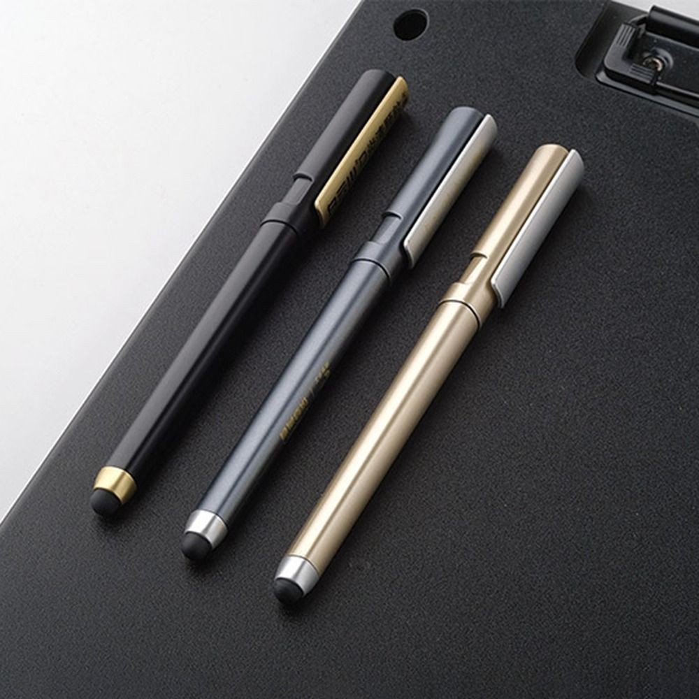 

Spray Paint Signature Pen Phone Holder Frosted Luxury Neutral Pen Metal 5 Colors Ballpoint Pen Men's Business