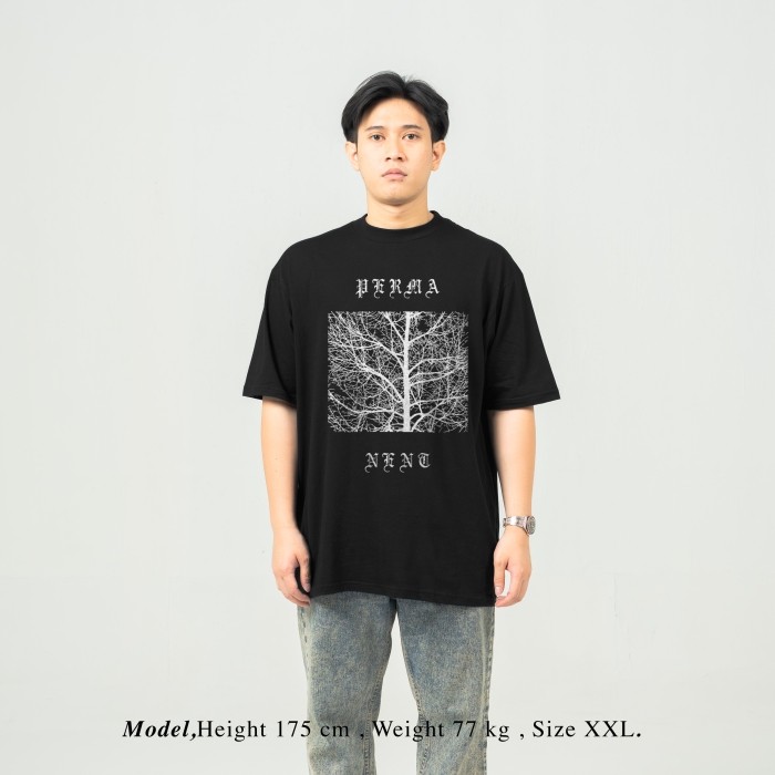 [COD] UNKL347 T-Shirt Hitam Bahan Combed Motif KAAT Kaos Pria Original