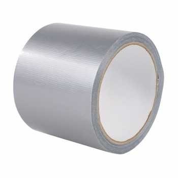 

Lakban Karpet Super Sticky Kain Tape Lantai Cloth Floor Duct 10 Meter - Silver, 20 mm - Home Stuff Jogja