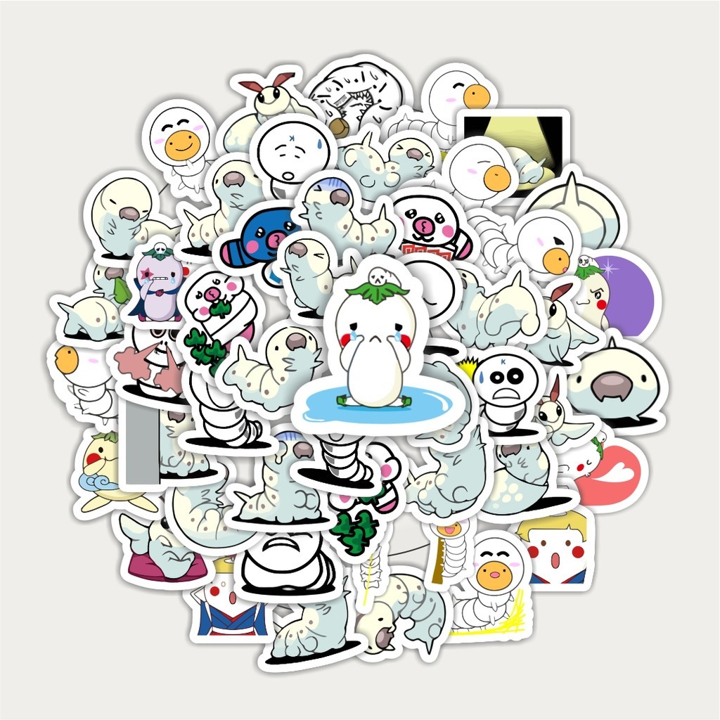 

Sticker Pack Hewan Ulat Sutera | Sticker TUMBLR | Stiker LAPTOP KOPER HELM