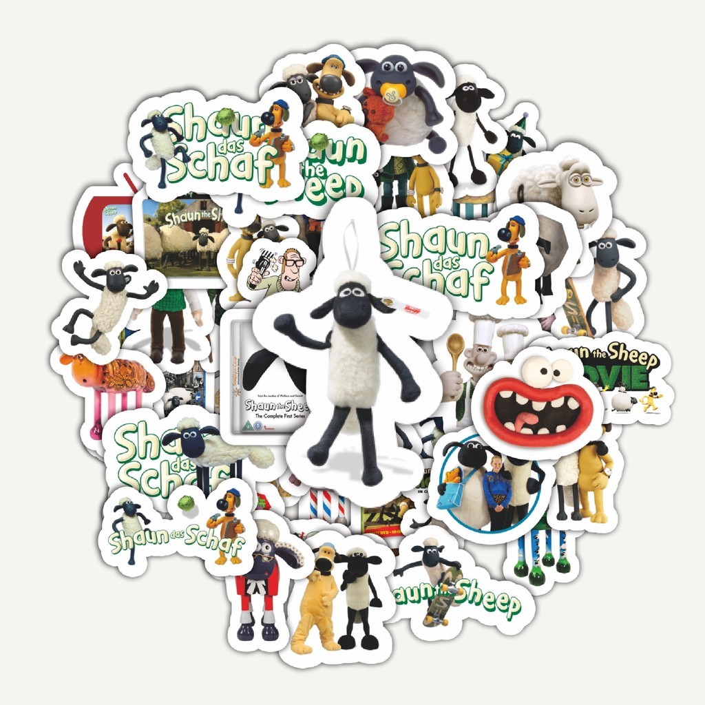 

Sticker Pack Stiker Kartun Shaun The Sheep | Sticker TUMBLR | Stiker LAPTOP KOPER HELM