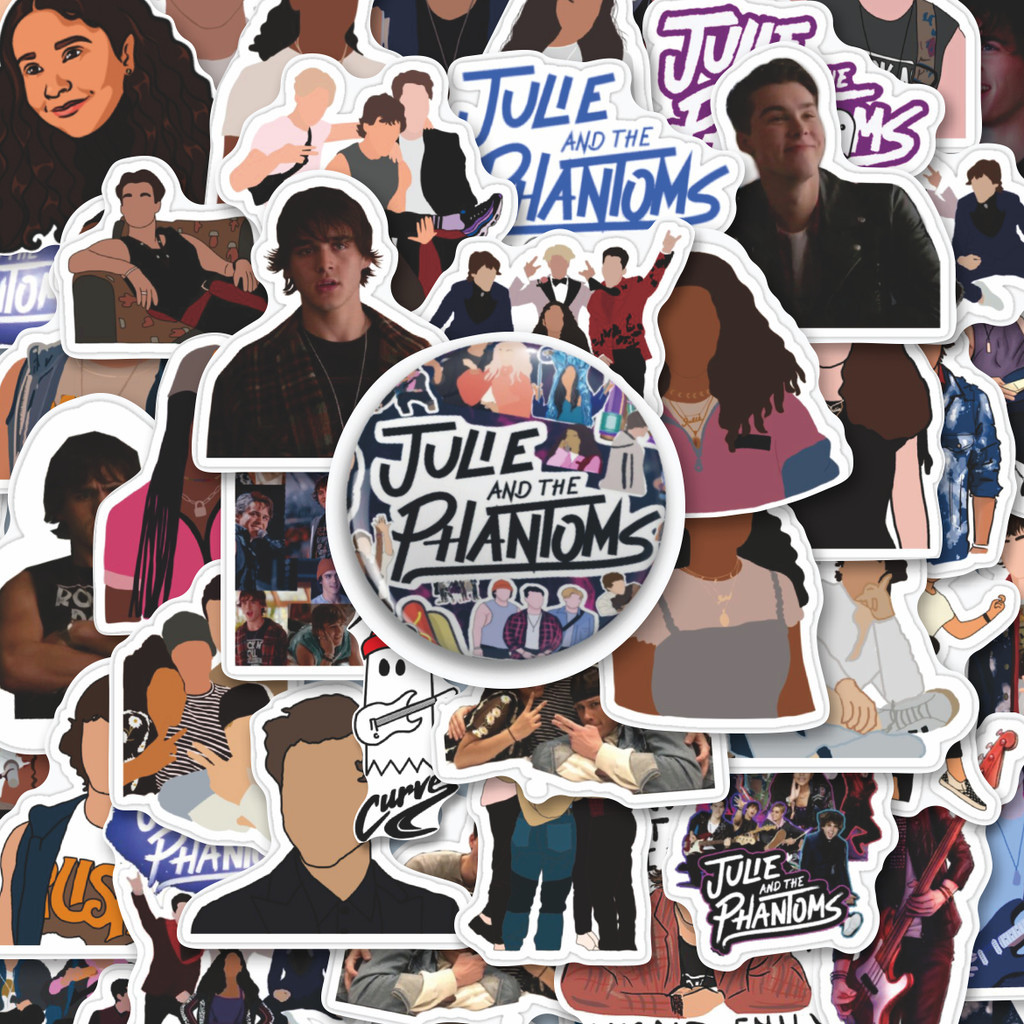 

100PCS Lucu Stiker Julie And The Phantoms Stiker Aesthetic Stiker Anti Air Stikers Berperekat Waterproof sticker decal buat Motor Helm Buku Journal Koper Casing HP Laptop Botol Minum Hadiah anak